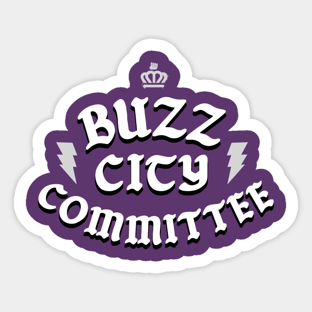 Buzz City Committee Sticker by Mikewirthart